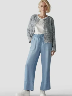 LCMT Blazer*Damen Jacke blau kariert