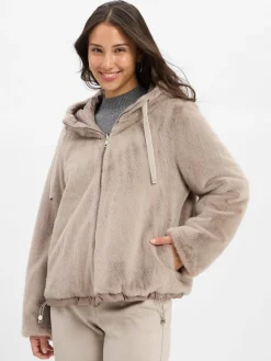 Rofa Jacken & Westen*Damen Jacke taupe uni