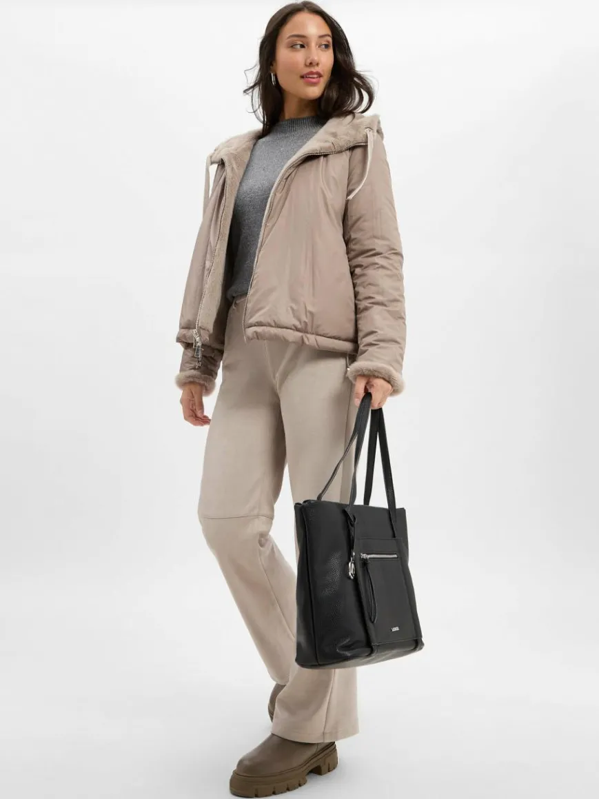 Rofa Jacken & Westen*Damen Jacke taupe uni
