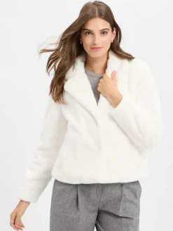 Marie Lund Jacken & Westen*Damen Jacke ecru uni