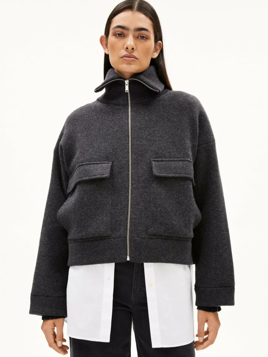 ARMEDANGELS Jacken & Westen*Damen Jacke - Joaniaas anthrazit meliert