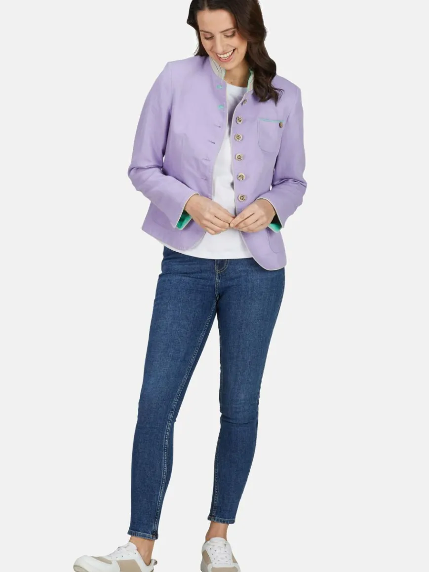 White Label Blazer*Damen Janker lila uni
