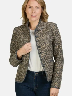 White Label Blazer*Damen Janker beige uni