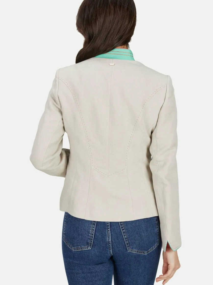 White Label Blazer*Damen Janker beige uni