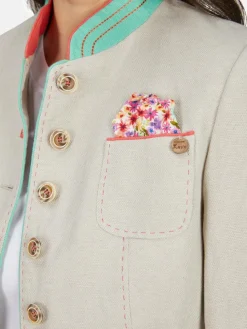 White Label Blazer*Damen Janker beige uni