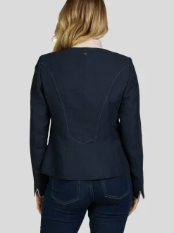 White Label Blazer*Damen Janker blau uni