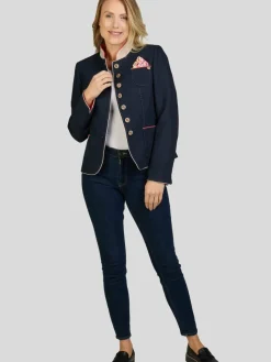 White Label Blazer*Damen Janker blau uni