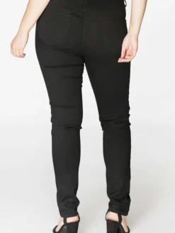 YOEK Jeans*Damen Jeans schwarz uni