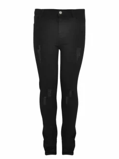 YOEK Jeans*Damen Jeans schwarz uni