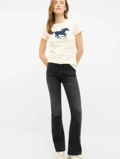 Mustang Jeans*Damen Jeans schwarz uni