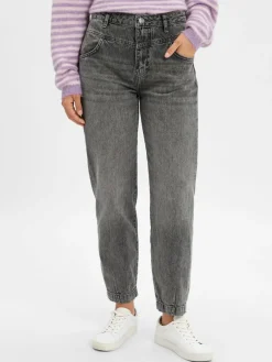 Rich & Royal Jeans*Damen Jeans grau uni