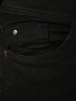 Street One Jeans*Damen Jeans schwarz uni