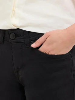 Mustang Hosen*Damen Jeans schwarz uni