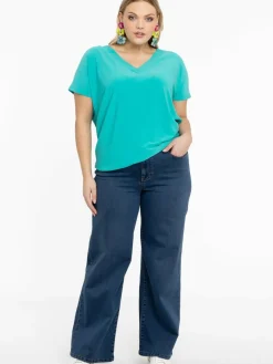 YOEK Jeans*Damen Jeans denim uni