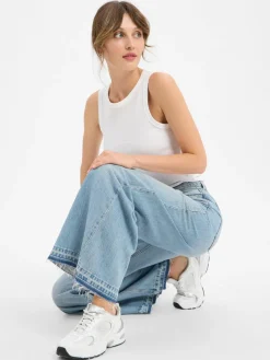 Rich & Royal Jeans*Damen Jeans light stone uni