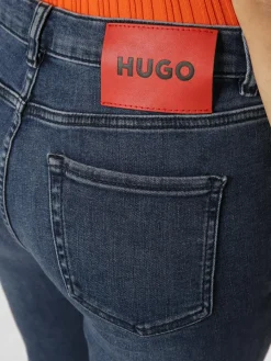HUGO Jeans*Damen Jeans - 932 medium stone uni