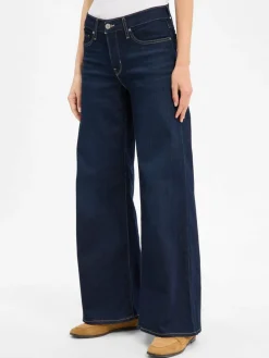 Levi's Jeans*Damen Jeans - 318 Shaping Wide Leg dark stone uni