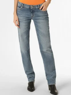 Marc O'Polo Jeans*Damen Jeans - Alby Straight blue stone uni
