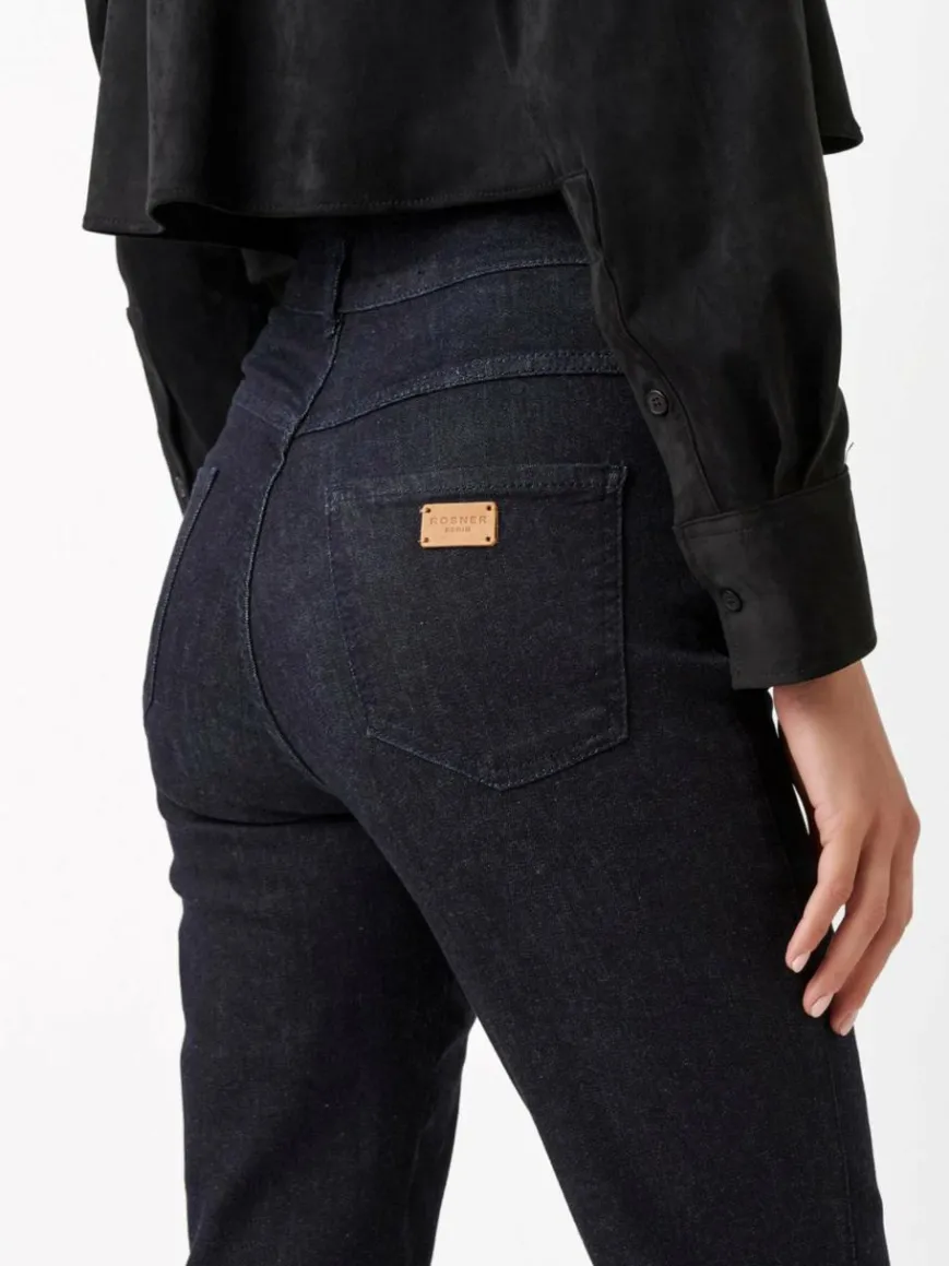 Rosner Jeans*Damen Jeans - Audrey1 blau uni