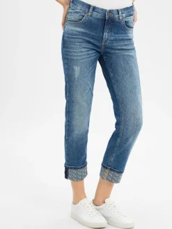 Angels Jeans*Damen Jeans – Cici Crop light stone uni