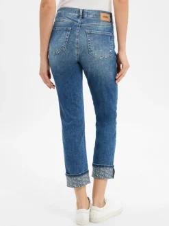 Angels Jeans*Damen Jeans – Cici Crop light stone uni