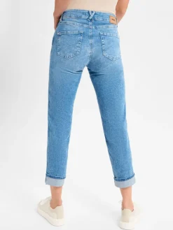 Angels Hosen|Jeans*Damen Jeans - Darleen Crop light stone uni
