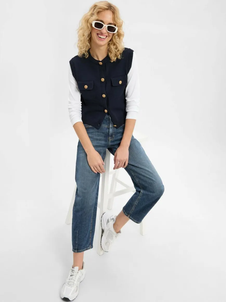 Cambio Jeans*Damen Jeans - Elin blue stone uni