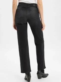 Angels Jeans*Damen Jeans - Liz Belt anthrazit uni