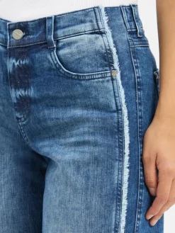 Angels Jeans*Damen Jeans - Liz Seam Fringe medium stone uni