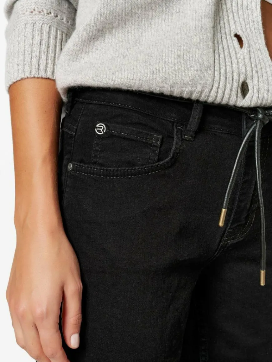 Rosner Jeans*Damen Jeans - Masha_097 schwarz uni