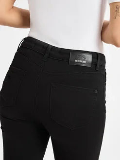 MOS MOSH Jeans|Hosen*Damen Jeans - MMAshley Deluxe schwarz uni