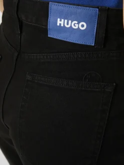 HUGO BLUE Jeans*Damen Jeans - Noe_B schwarz uni