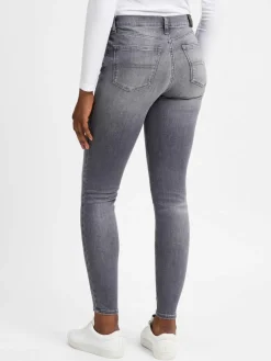 Tommy Jeans Jeans*Damen Jeans - Nora grau uni