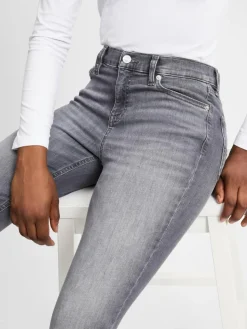 Tommy Jeans Jeans*Damen Jeans - Nora grau uni