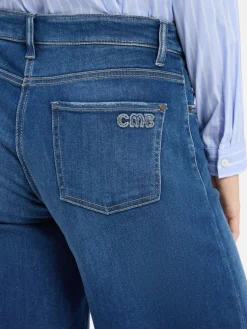 Cambio Jeans*Damen Jeans - Palazzo denim uni