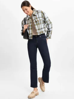 Cambio Jeans*Damen Jeans - Paris dark stone uni