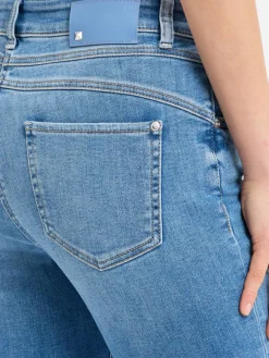 Cambio Jeans*Damen Jeans - Paris light stone uni