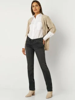 TONI Jeans*Damen Jeans - Perfect Shape grau uni