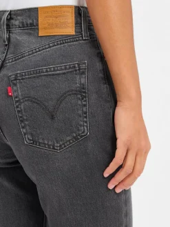 Levi's Jeans*Damen Jeans - Ribcage Bell anthrazit uni