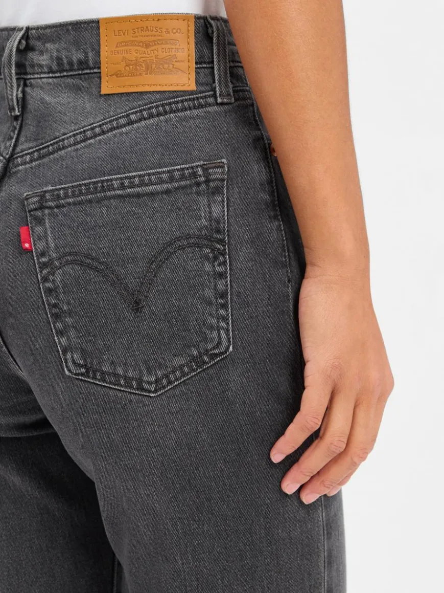 Levi's Jeans*Damen Jeans - Ribcage Bell anthrazit uni