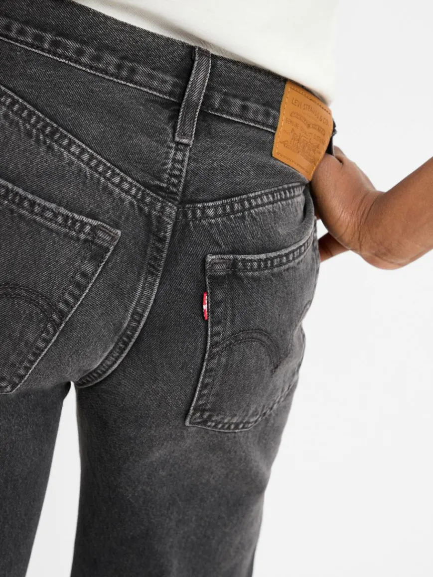 Levi's Jeans*Damen Jeans - Ribcage Wide Leg schwarz uni