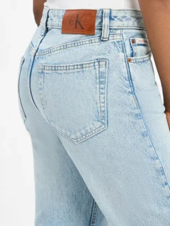 Calvin Klein Jeans Jeans*Damen Jeans - Signature 90s Straight bleached uni