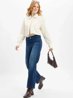 Cambio Jeans*Damen Jeans - Tessa blue stone uni