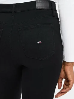 Tommy Jeans Jeans*Damen Jeans Nora schwarz uni