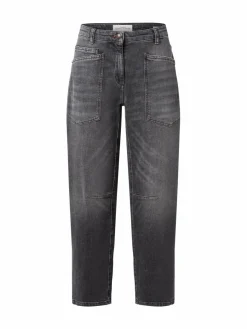 Cambio Jeans*Damen Jeans Ocean schwarz uni