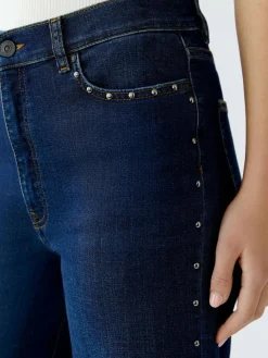 Oui Jeans*Damen Jeans Wide Leg denim uni