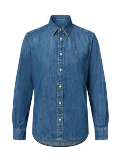 Polo Ralph Lauren Blusen*Damen Jeansbluse medium stone uni