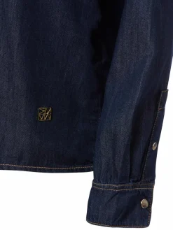 MOS MOSH Blusen*Damen Jeansbluse - MMNatalie dark stone uni