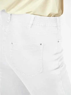 Goldner Jeans*Damen Jeanshose ANNA - Klassische Jeanshose ANNA weiß uni