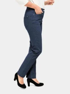 Goldner Jeans*Damen Jeanshose ANNA - Klassische Jeanshose ANNA blau uni